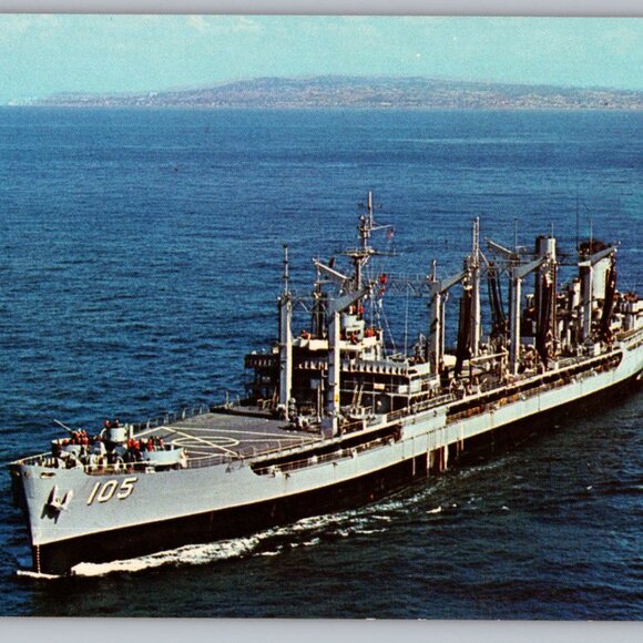 Postcard  Unposted  Warships [Oilers] Lot of 8 Historic Collection #1173 - Picture 15 of 16